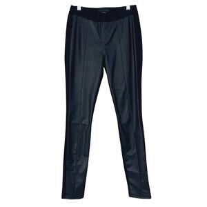 Anthropologie Sanctuary Faux Leather Pants Stretch Trousers Size Small Black